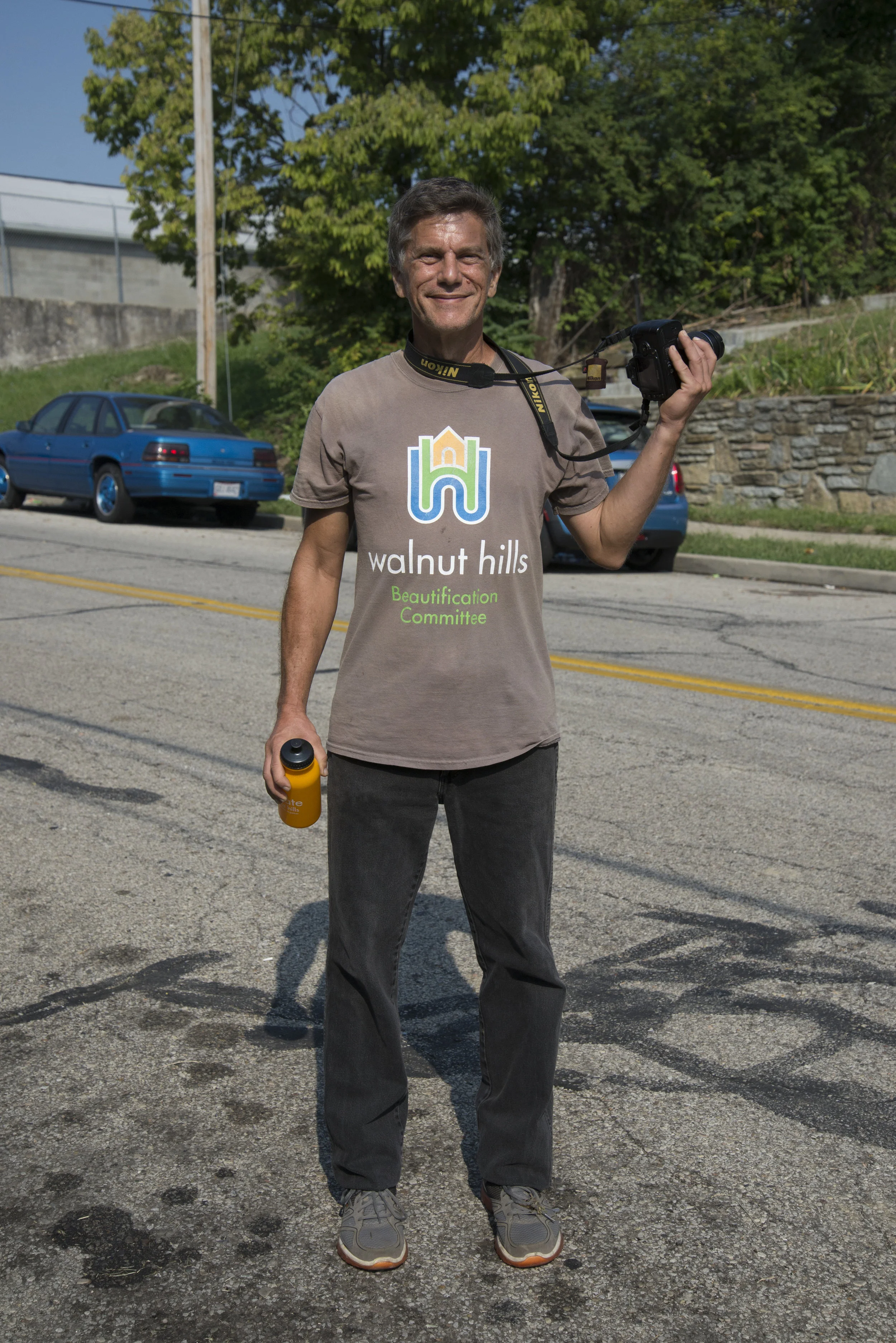 Gary Dangel on the Walnut Hills Photowalk Photo by Maureen France