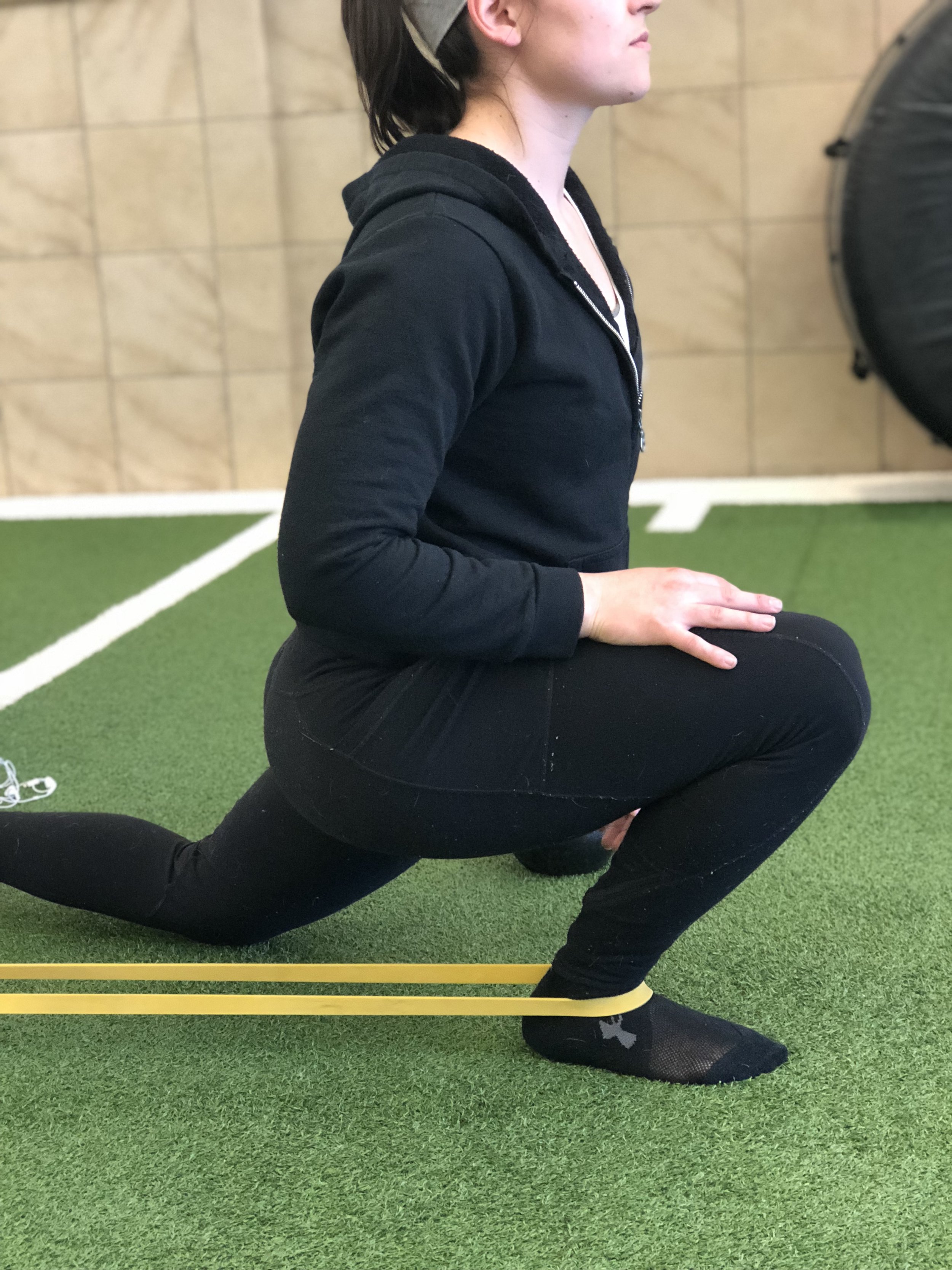 ankle mobility banded distraction drill