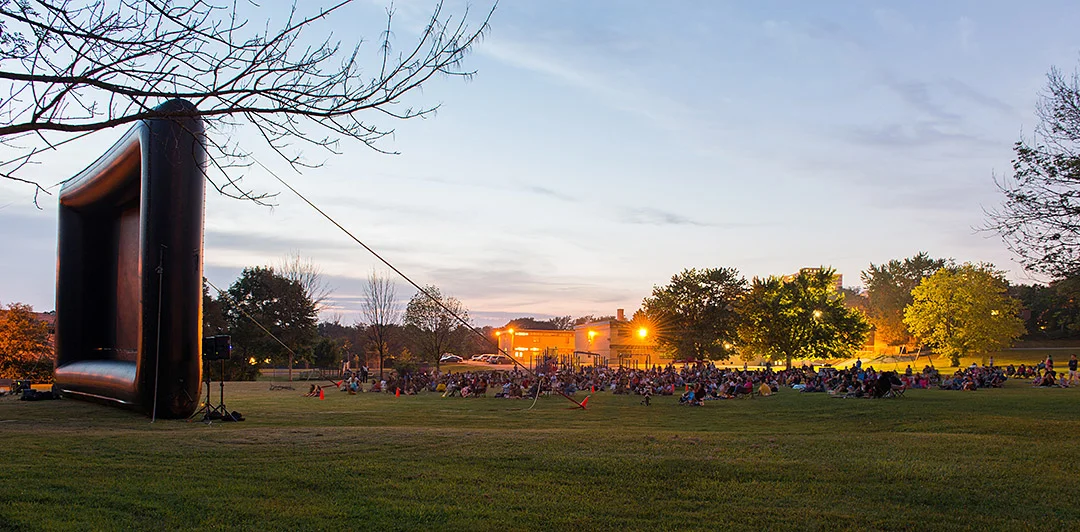 Dallington Pollinators Community Garden movie night