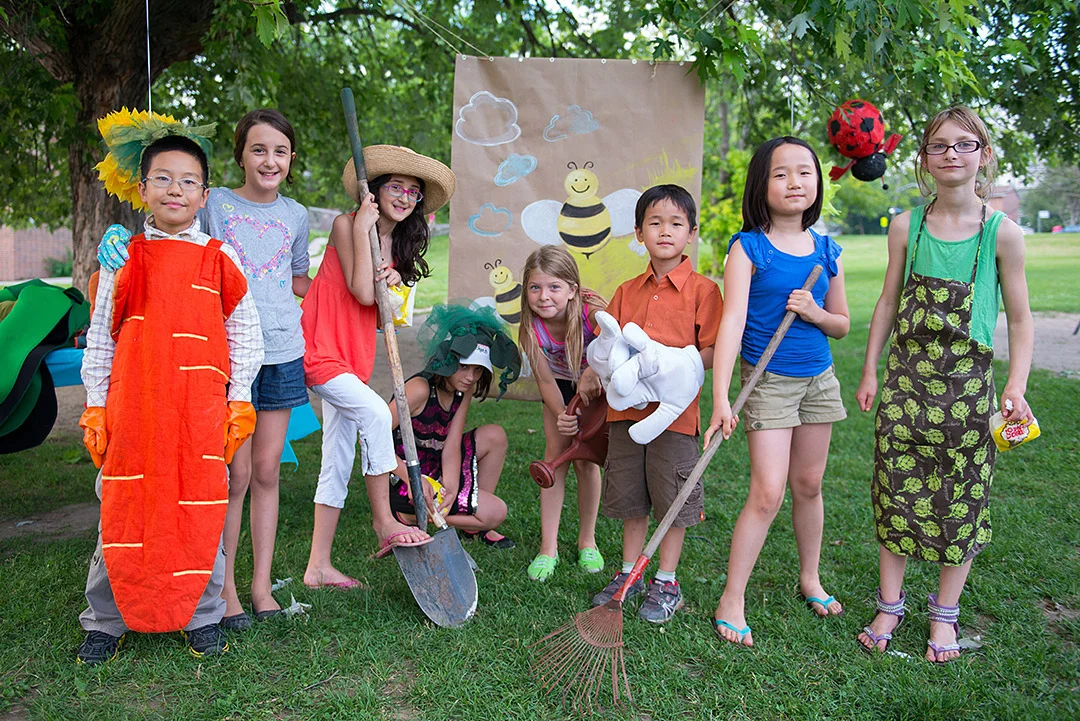 Dallington Pollinators Community Garden helpers
