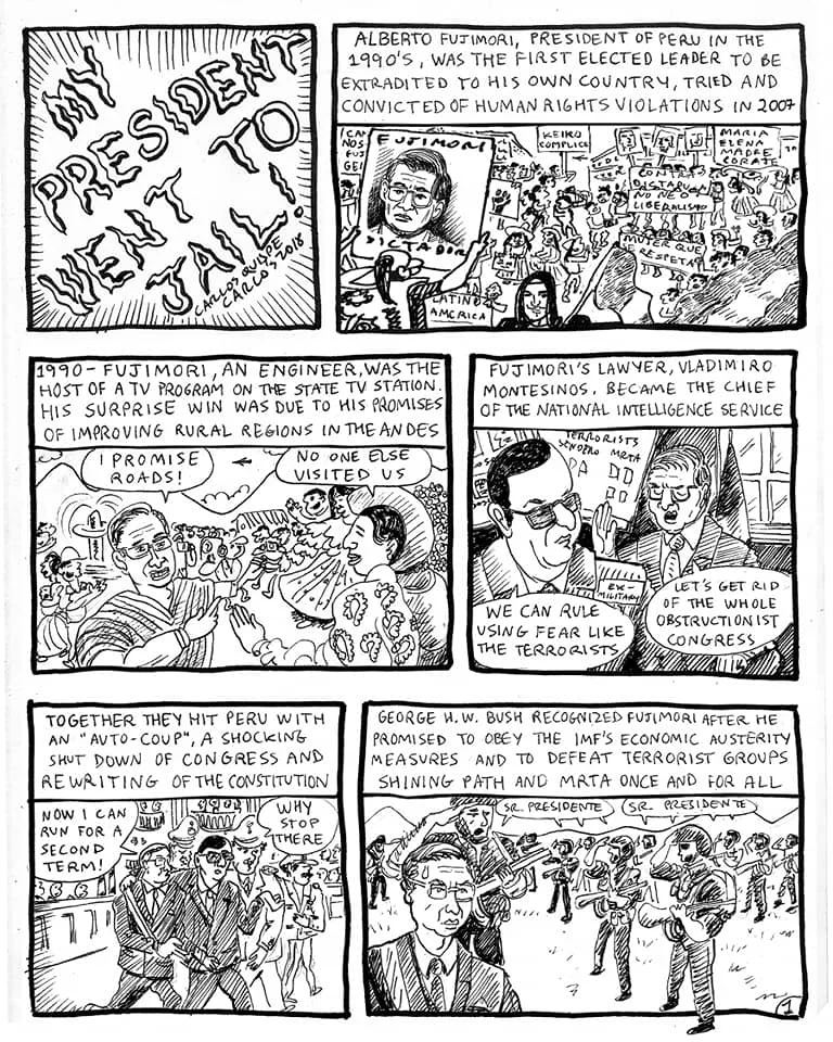 My President Went To Jail in WW3 Illustrated #49 Now Is The Time For Monsters