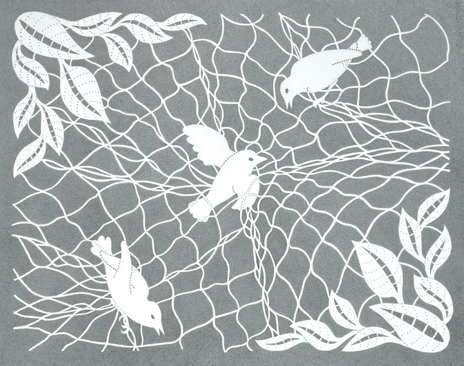 “Caught, and left to struggle until the end.”  