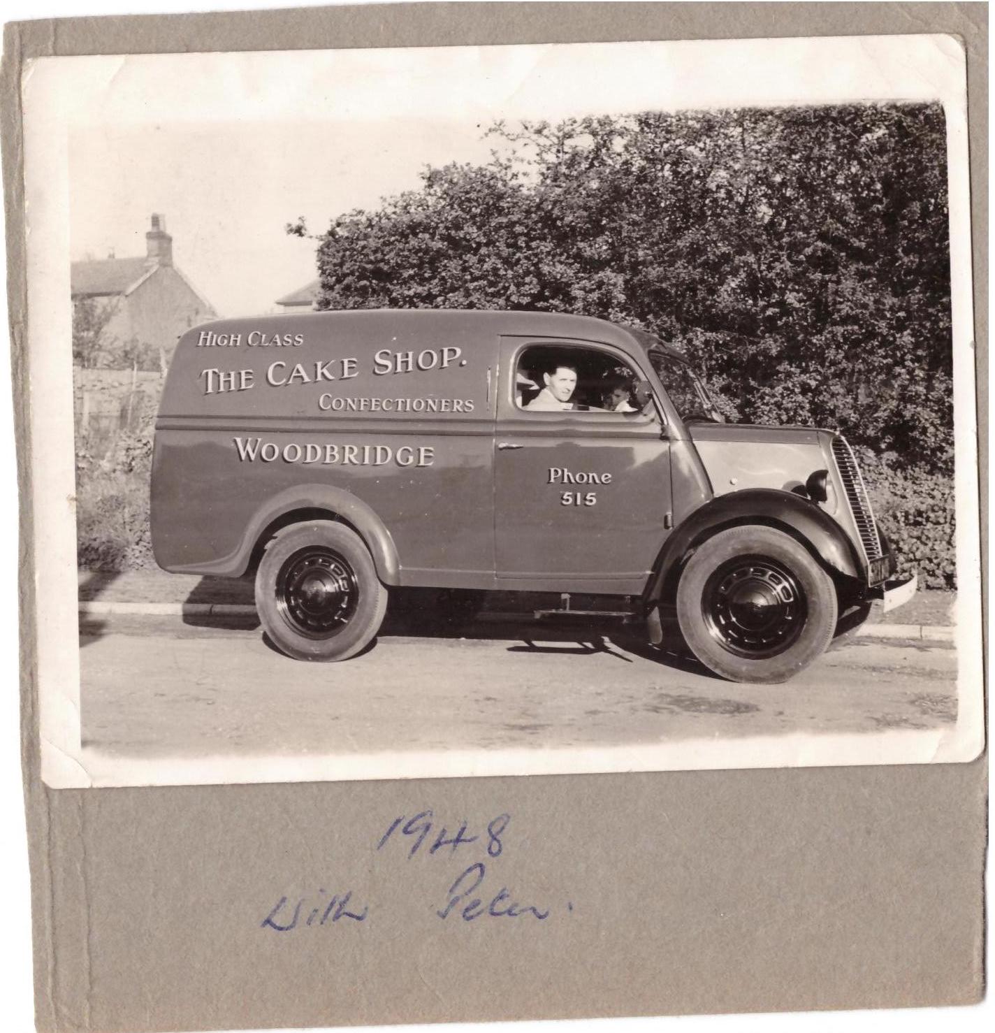David’s Grandfather’s van in 1948