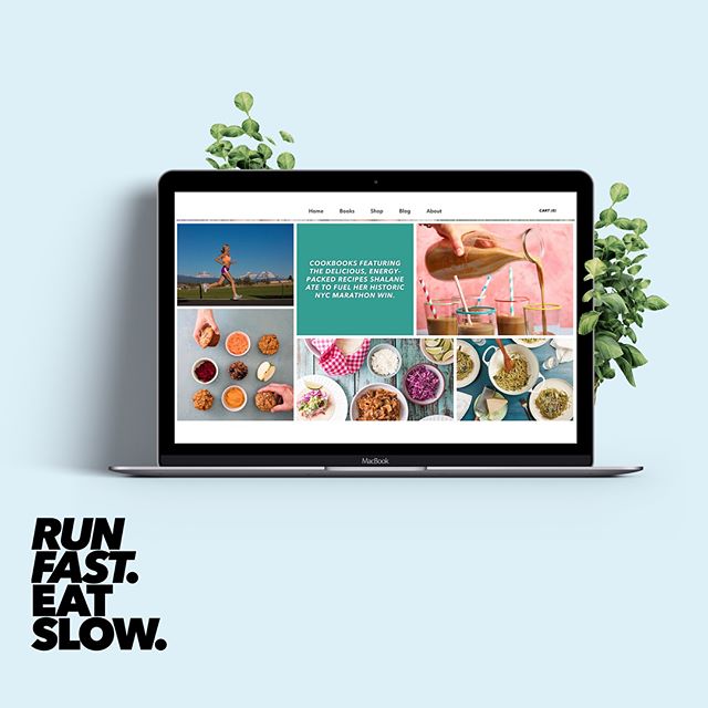 Thrilled to announce the launch of the new Run Fast. Eat Slow. website. We loved working with chef/nutrition coach @elysekopecky and 4x Olympian and NYC marathon champion @shalaneflanagan and turning their vision into reality. There&rsquo;s more to c