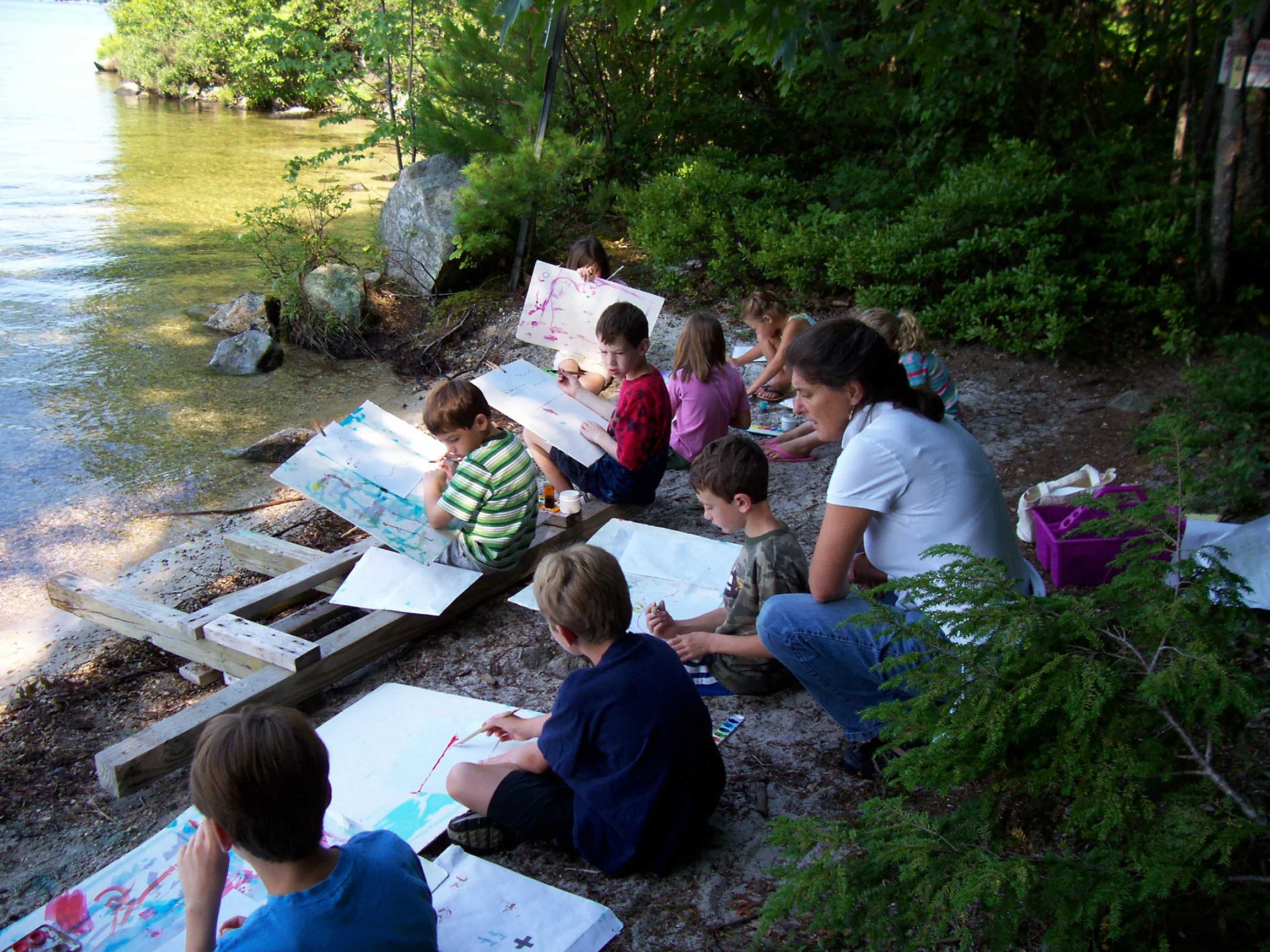 Art Camp at the shore.JPG