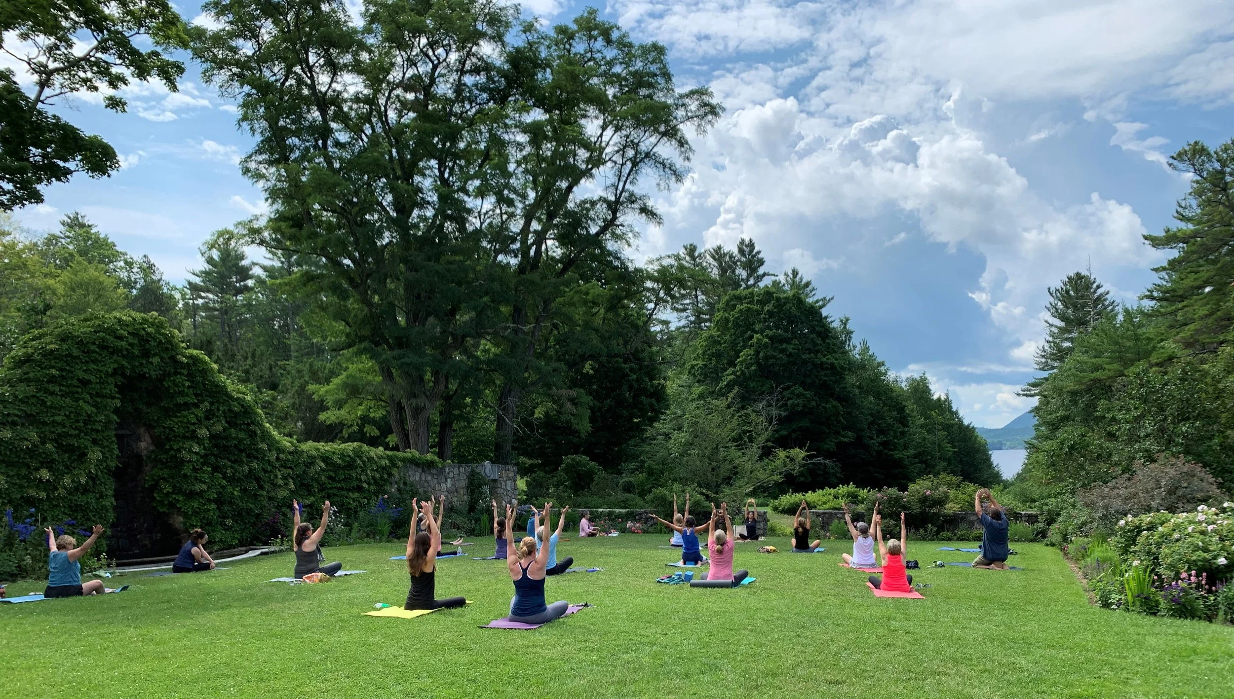 Fall Adult Yoga In The Garden