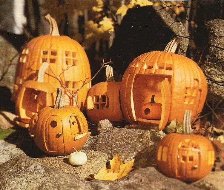 Fairy House Pumpkin Making