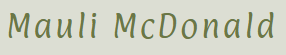 Mauli McDonald