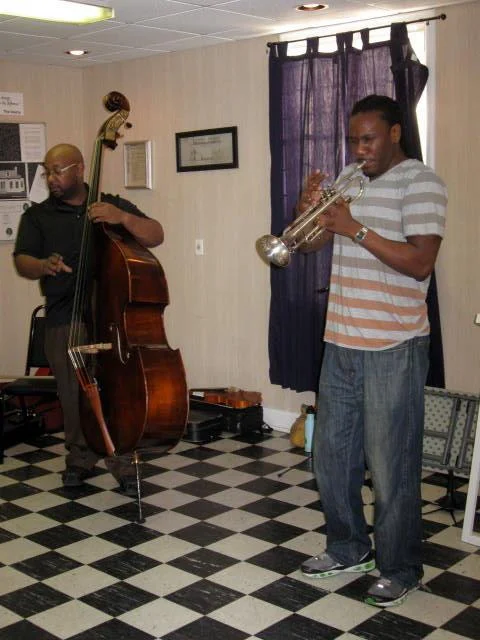 FELLOWS DAVID PULPHUS AND TROY SAWYER perform at St. AnNa's EPISCOPAL CHURCH, "ANNA's place" community Program for young people. (2011)