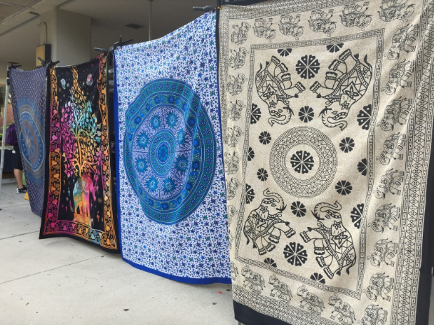 Interior Design Prodigy Hangs Tapestry on Wall Next to Bed