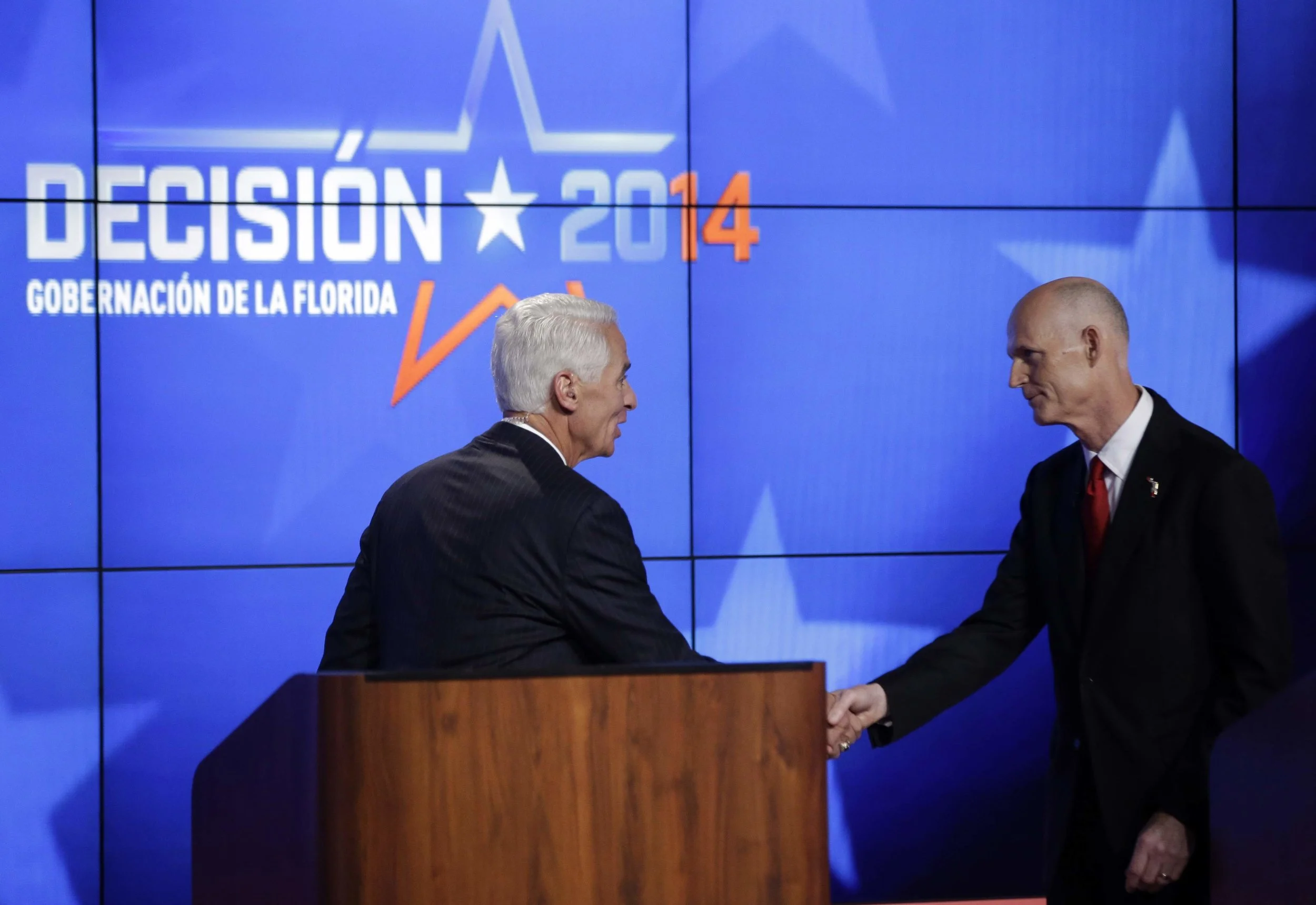Rick Scott Plans to One Up Charlie Crist by Bringing Actual Human Fan to Debate