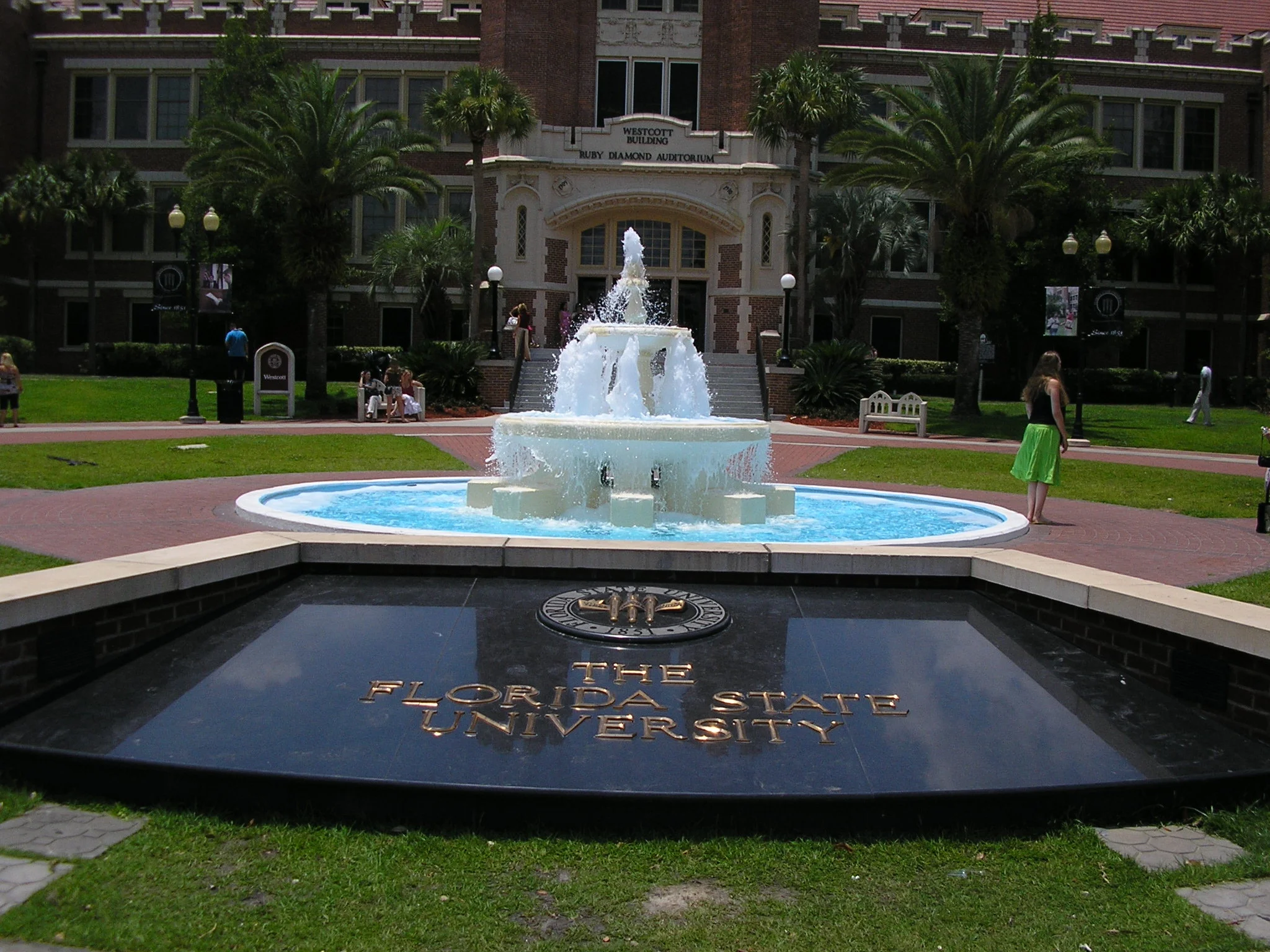Alumni Parents Throw Infant into Westcott Fountain in Celebration of First Birthday