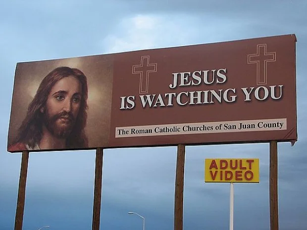 Student Experiences Religious and Moral Awakening Via Highway Billboards