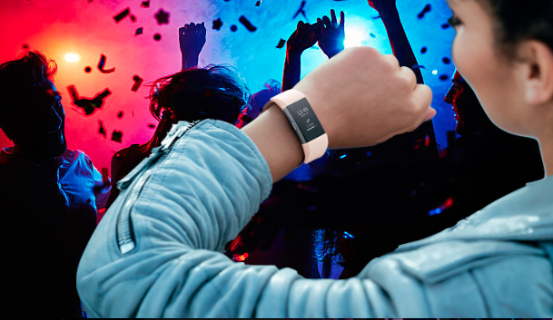 Woman Wears Fitbit to Party Because Every Step Counts