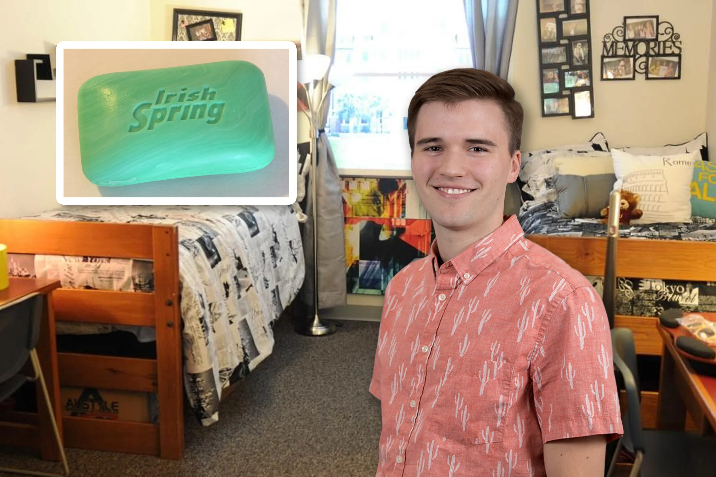 Freshman Boy Uses Same Bar of Soap for Body and Dishes