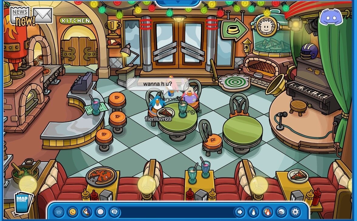 Finding Love in a Hopeless Place: The Pizza Parlor on Club Penguin — The  Eggplant