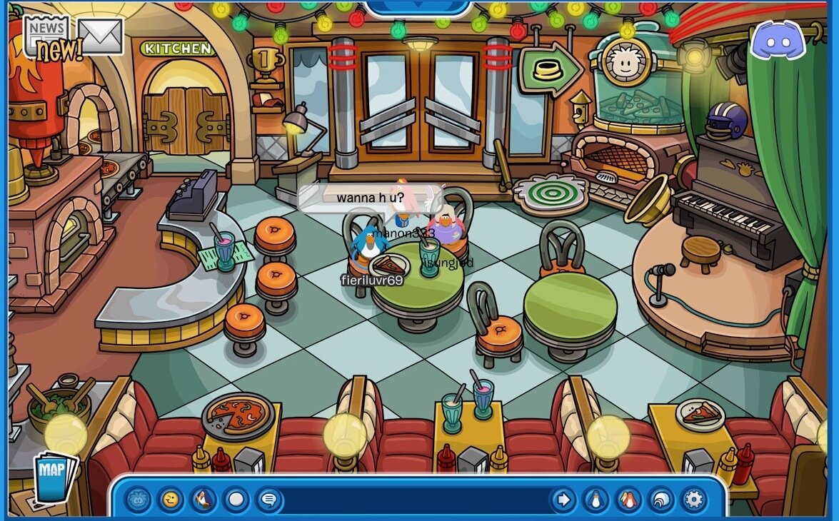 Finding Love in a Hopeless Place: The Pizza Parlor on Club Penguin