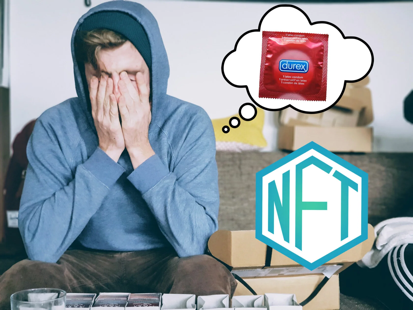 Finance Major Exhausted From Having To Explain NFTs To Get Girls To Sleep With Him
