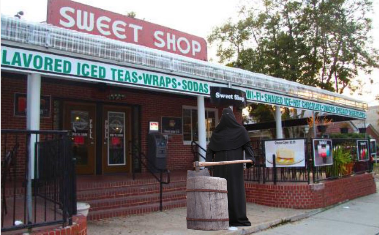 Sweet Shop To Impose Death Penalty for Patrons Carrying Outside Food or Drink