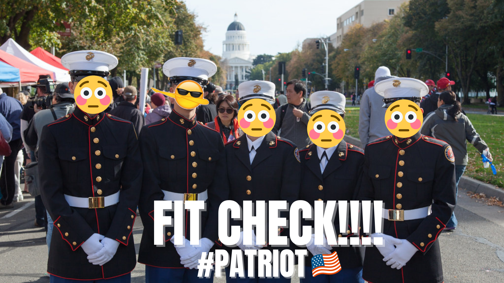 ROTC Friend A Little Too Excited About His Uniform