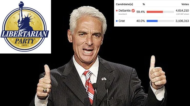 Charlie Crist Joins Libertarian Party Following Gubernatorial Defeat