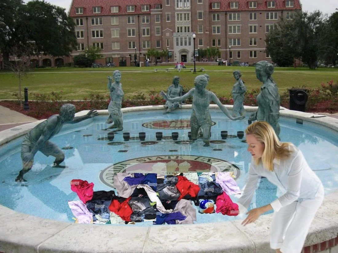 First-years Forced To Do Laundry in Landis Fountain