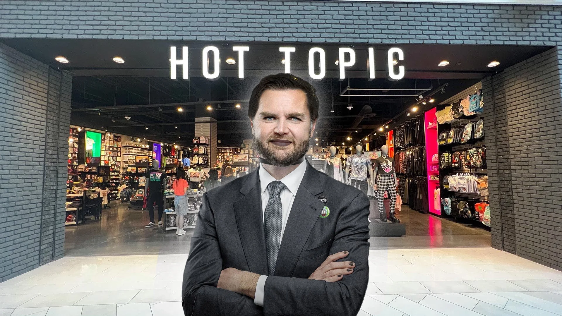 Bored JD Vance Picks Up Second Job at Hot Topic