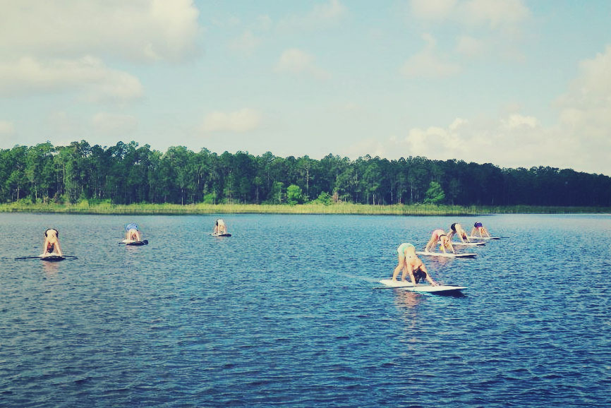 Standup Paddleboard Yoga Lessons