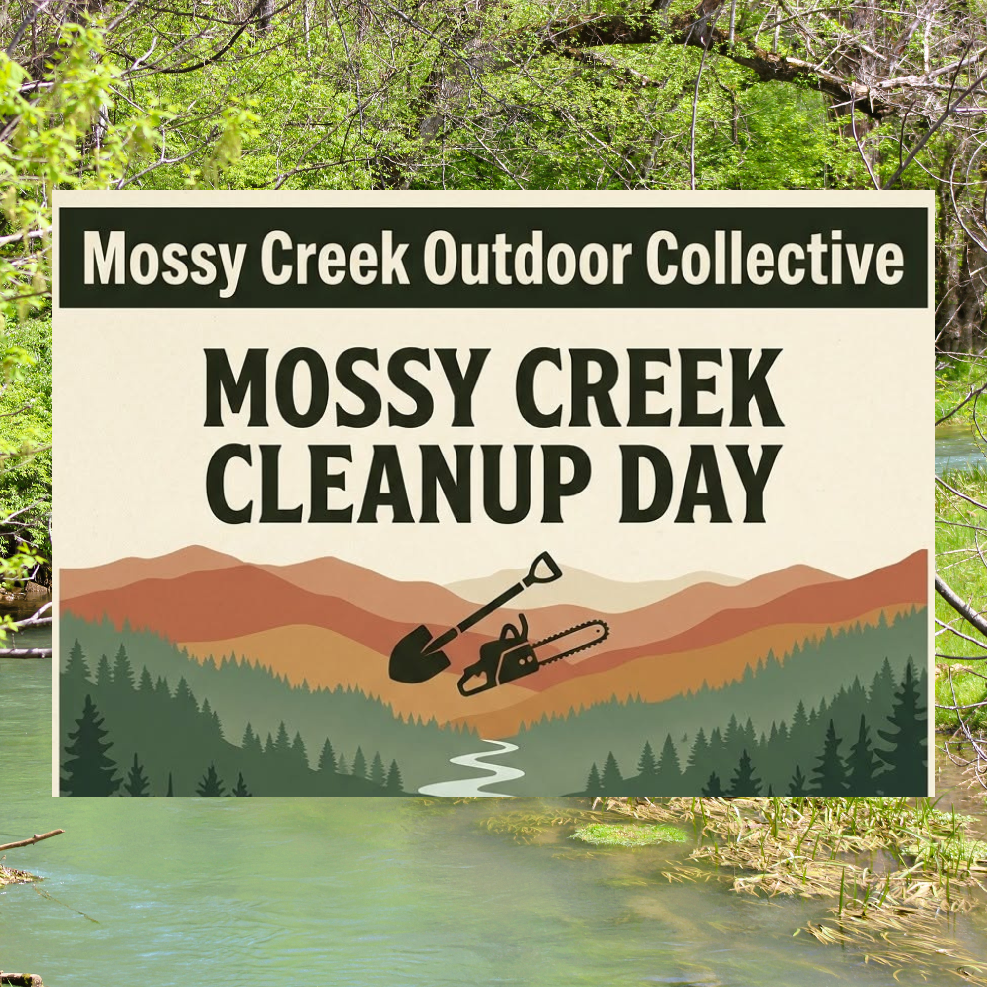 Mossy Creek Waterway Clean Up Day