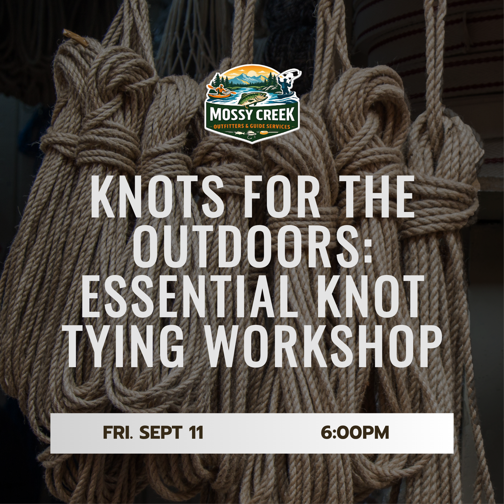 Knots for the Outdoors: Essential Knot Tying Workshop