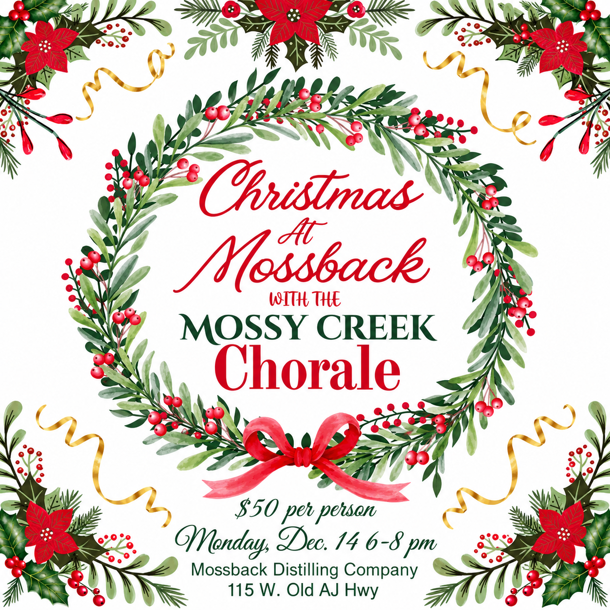 Christmas at Mossback with the Mossy Creek Chorale
