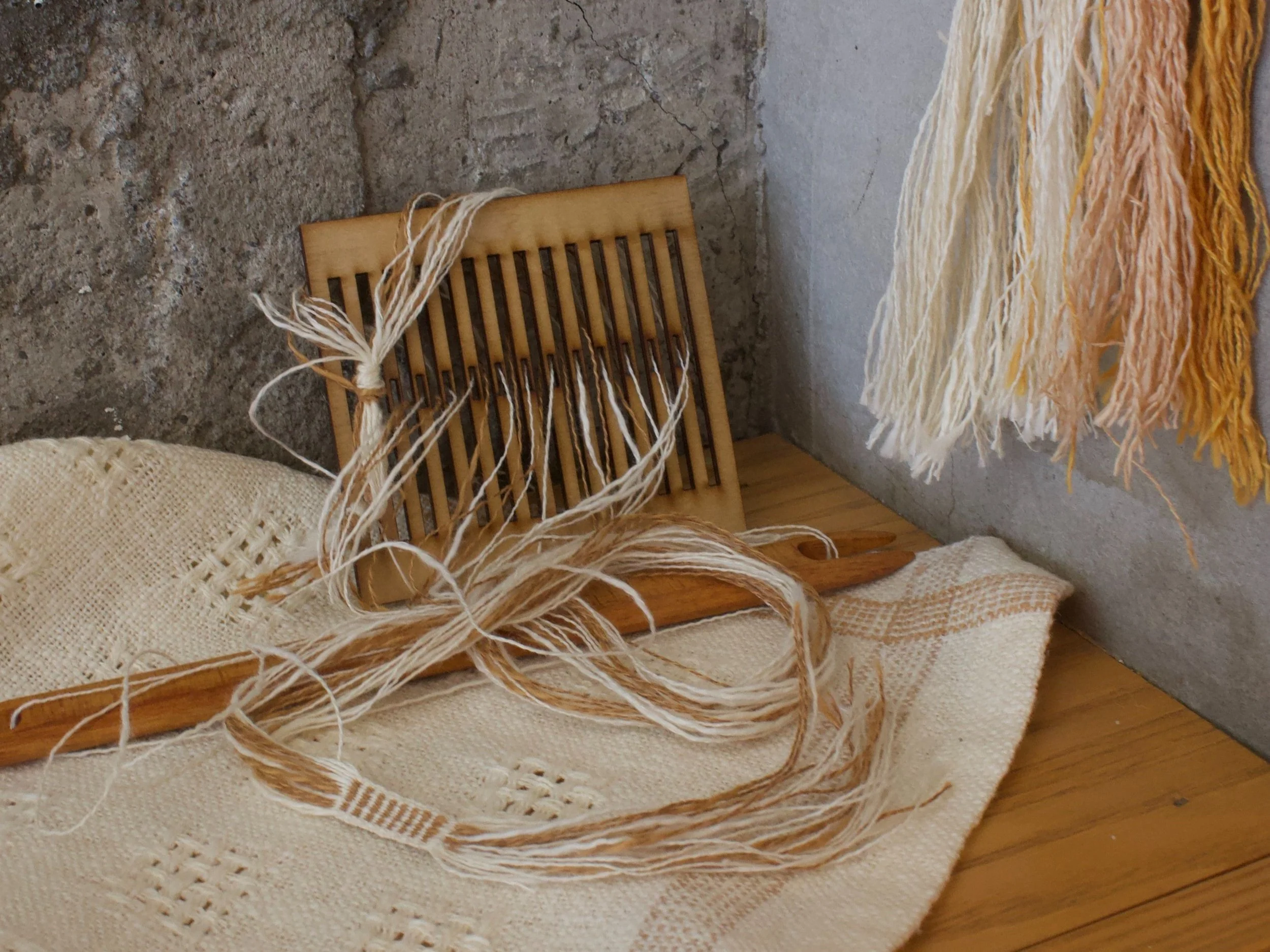 Field Work - Fresh II towel and handwoven band 2022