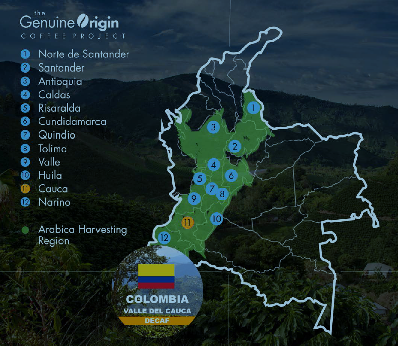 Valle Del Cauca Decaf
