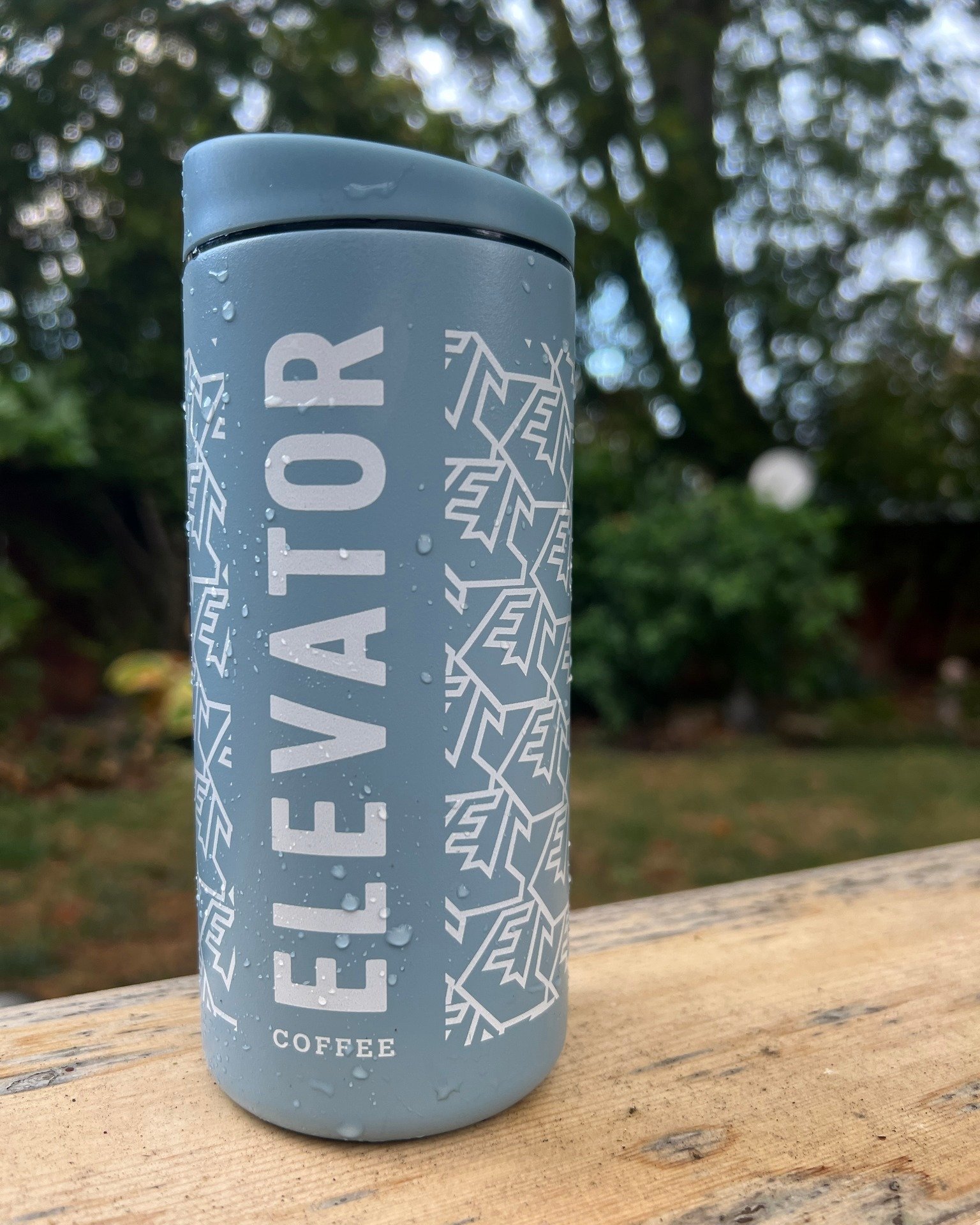 Our flip-top travel mugs keep coffee hot for hours, even in this weather;  It's like a hoodie for your coffee!  These are in stock and ready to ship with your next coffee order.  Just a reminder, we roast to order on Monday and deliver/ship on Tuesda
