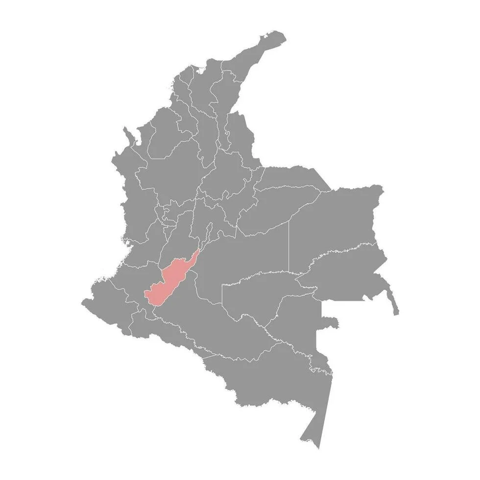 Colombia Huila Map
