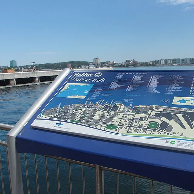 It's a gorgeous day out here on the #halifaxwaterfront once again. Come check out the map on your travels today &amp; see some awesome views. Were you on the waterfront today? Tag us &amp; hashtag your photo #canadasoceancity ! 🌊⛵️