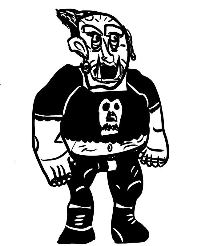 Number 18, Misfit. #inktober #inktober2019