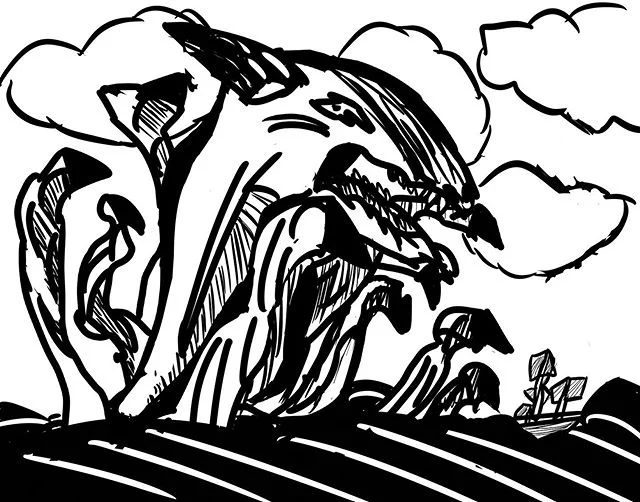 Inktober day 23: ancient. #inktober #inktober2019