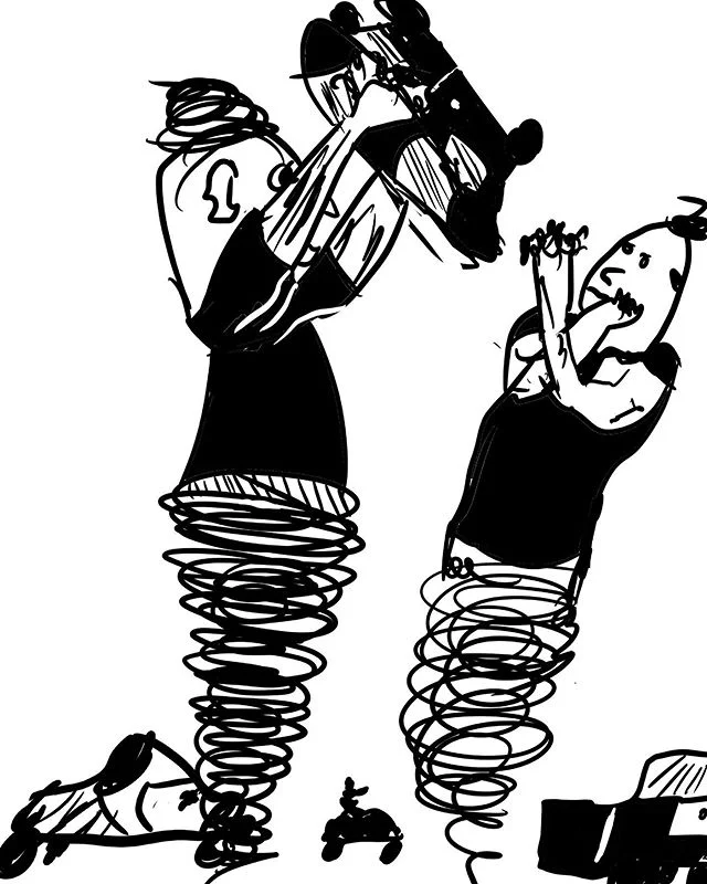 Day 24, Dizzy. #inktober #inktober2019