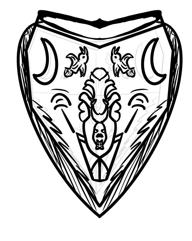 Inktober 27, Coat. #inktober #inktober19