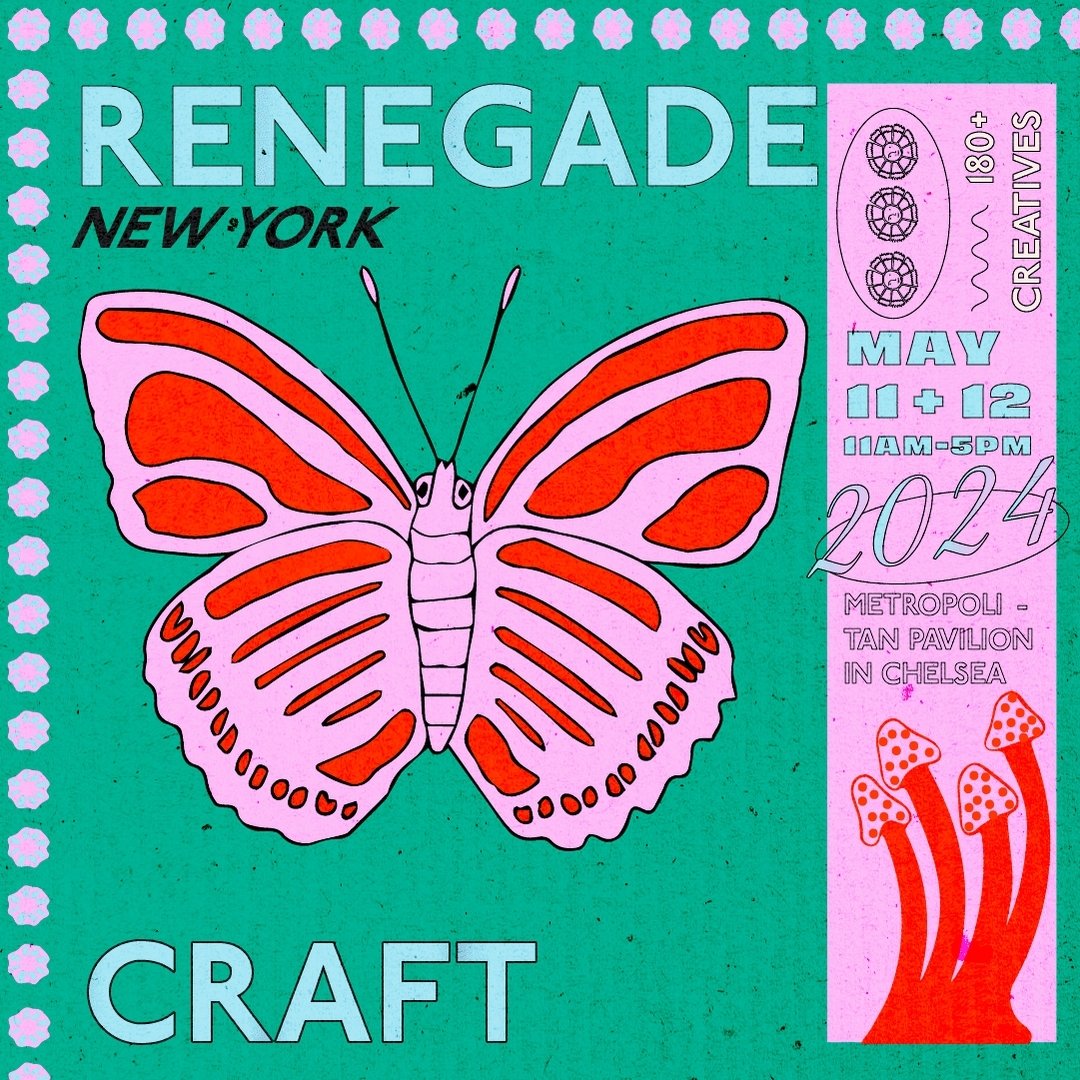 ☆HEY NEW YORK​​​​​​​​☆
I'm coming for you! This weekend I'll be at Renegade Craft in New York! We'll all be vending from 11 to 5pm on Saturdy and Sunday at Metropolitan Pavilion, 125 W. 18th St. New York, NY 10011.​​​​​​​​
It's my first time to New Y