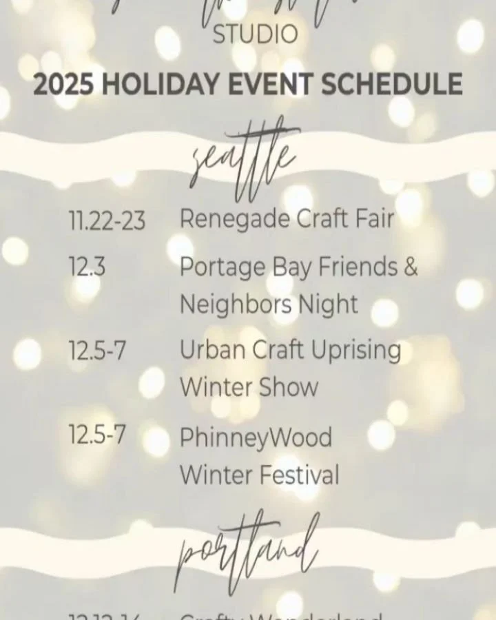 ☆My holiday Show Schedule☆
Hi pals, here's my in person holiday show schedule! Scroll to see each events details...
Come see me and shop for all your jewelry needs!
1. RENEGADE CRAFT FAIR. November 22 and 23. 
2. FRIENDS AND NEIGHBORS NIGHT. December