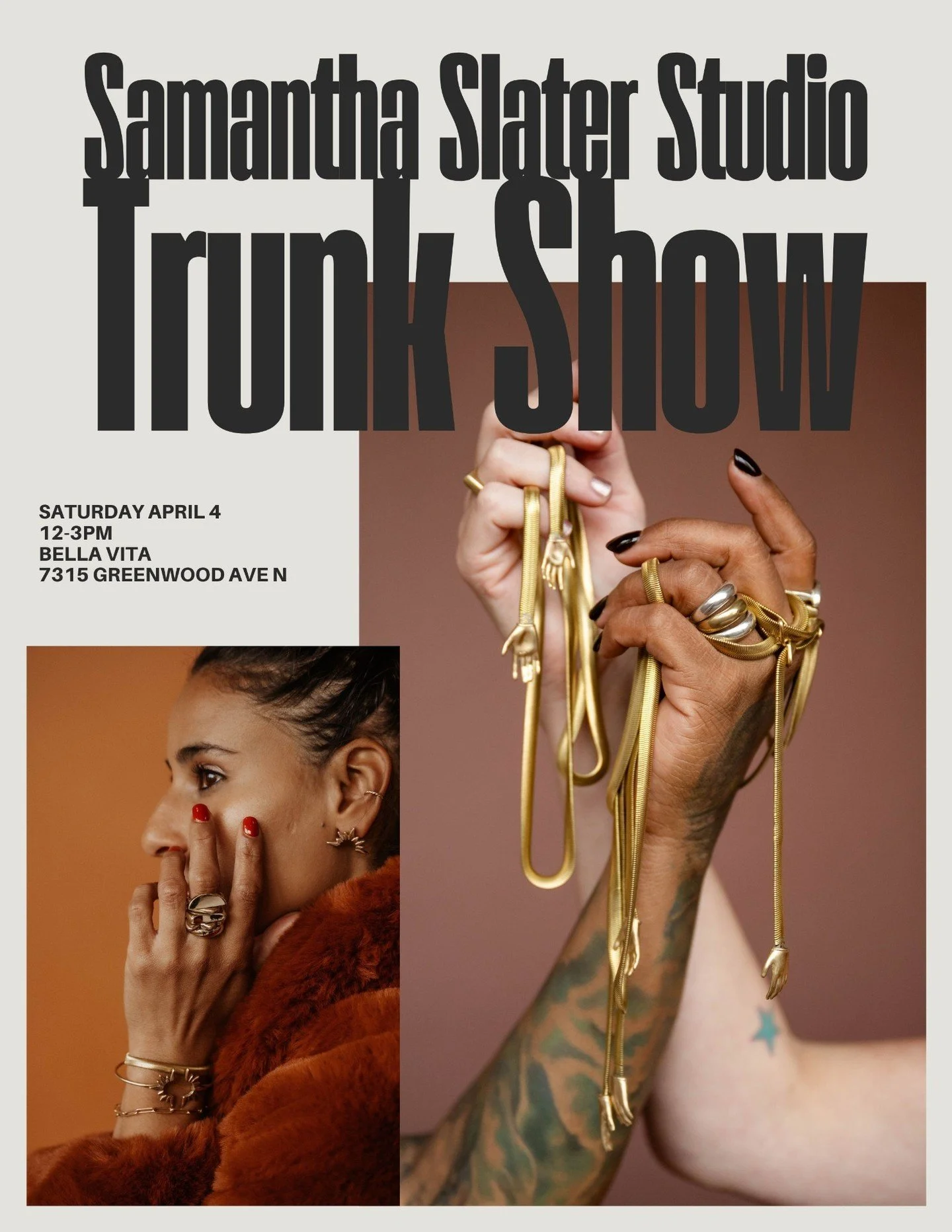 Pop up this weekend - come say hi @Bellavita on Greenwood this Saturday (from 12pm to 3pm) where I will have all my jewels set up for you to shop! Plus this shop is crazy cute and full of magical clothes and accessories!
Come shop local this Saturday