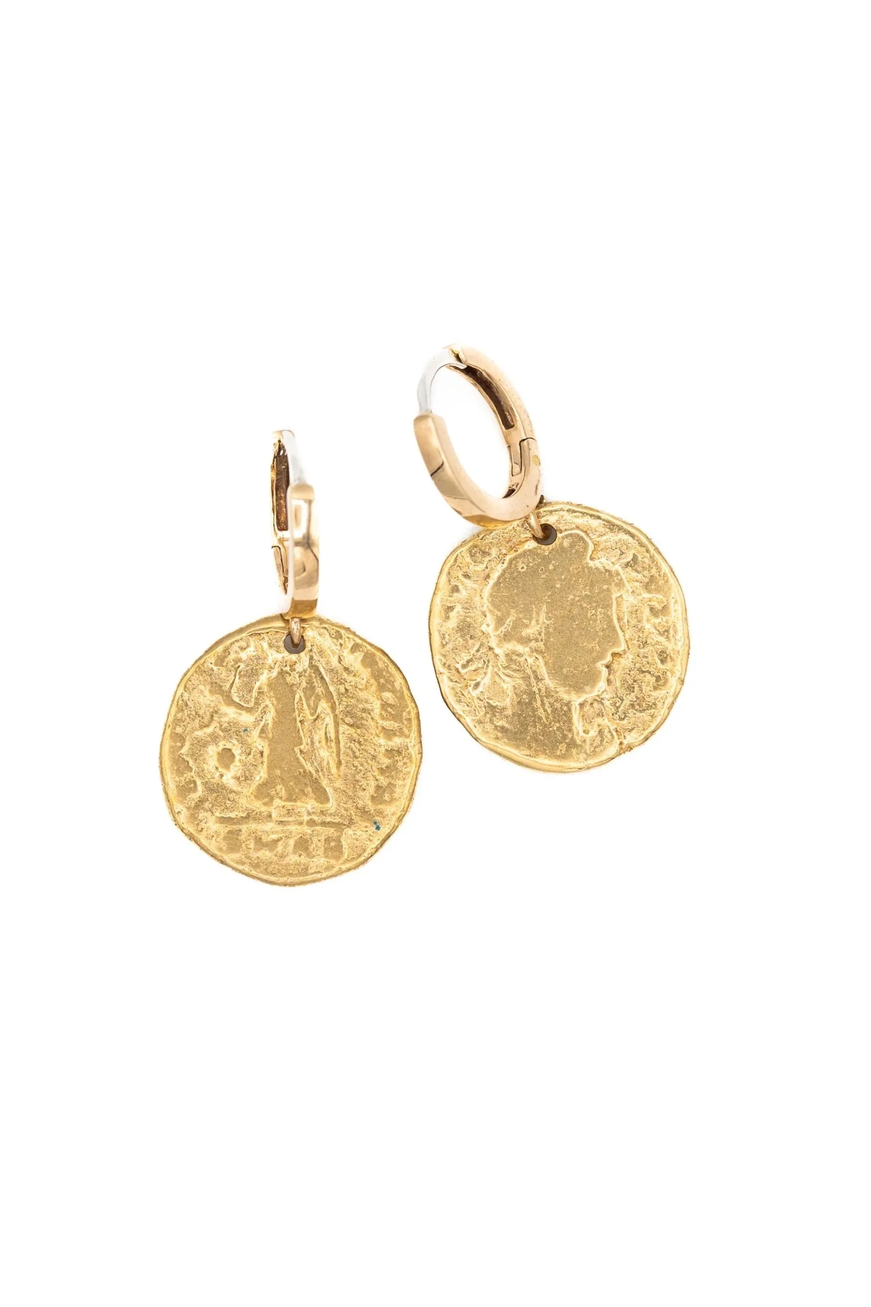 Roman Coin Earrings