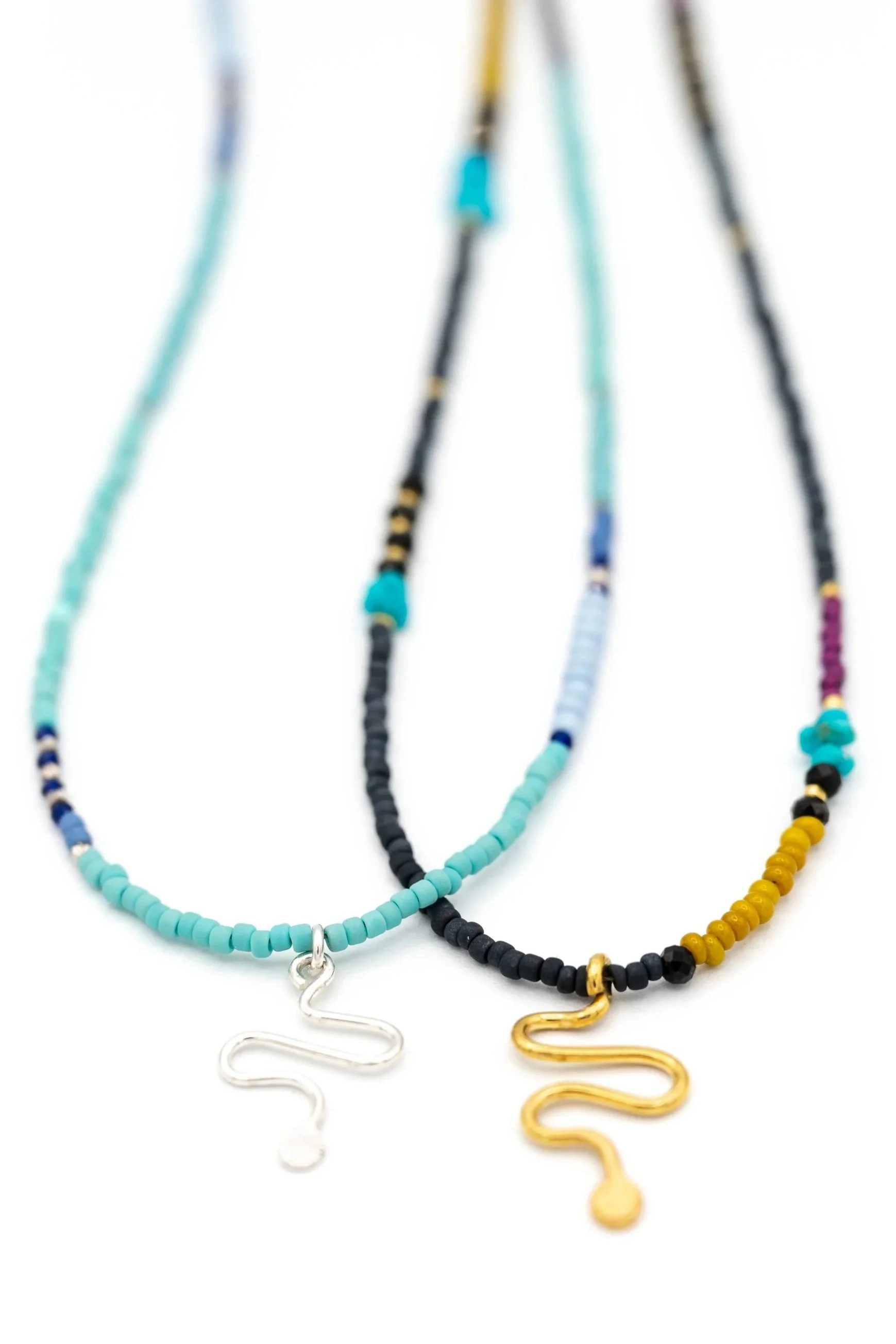 Beaded Snake Necklace