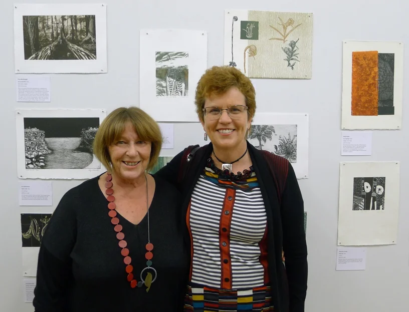 Organisers Kathy Boyle (NZ) and Glenda Orr (Brisbane) in Napier