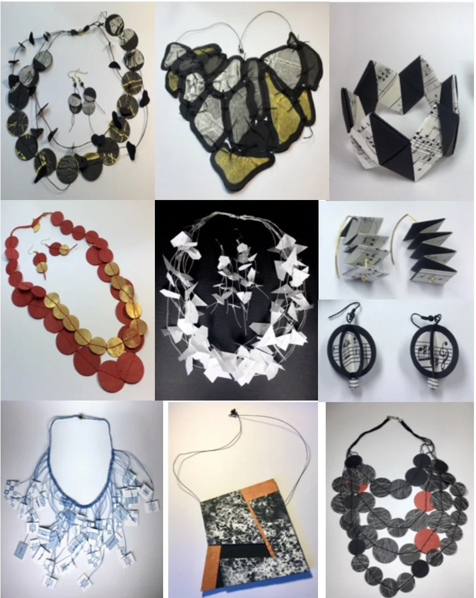 7. Terrie Reddish Wearable paper art jewellery 198 — PCANZ