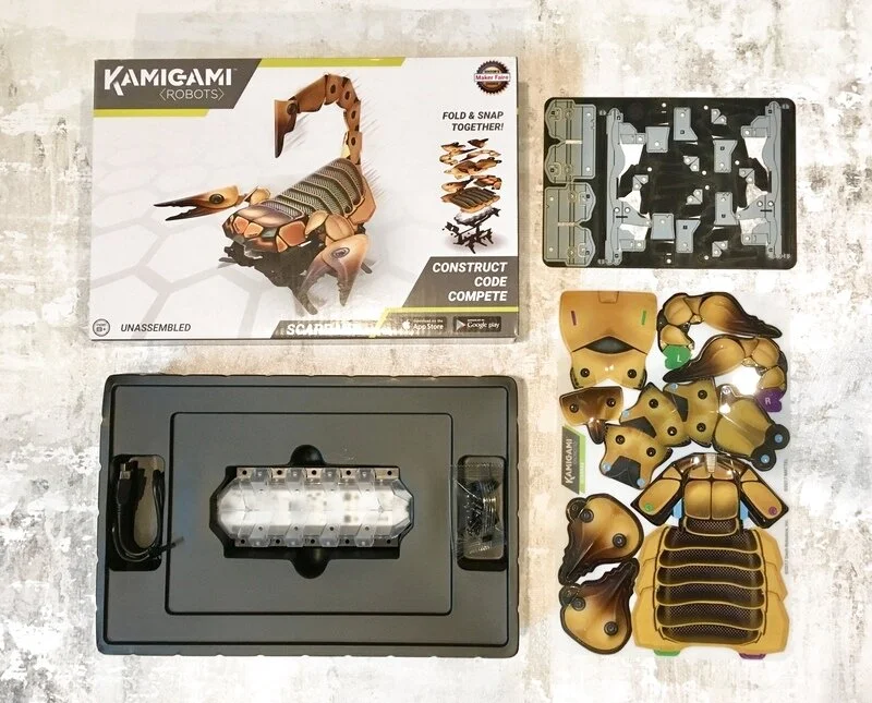 kamigami robots scarrax