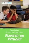 Should my Child Learn to Code with Scratch or Python? | Coder Kids