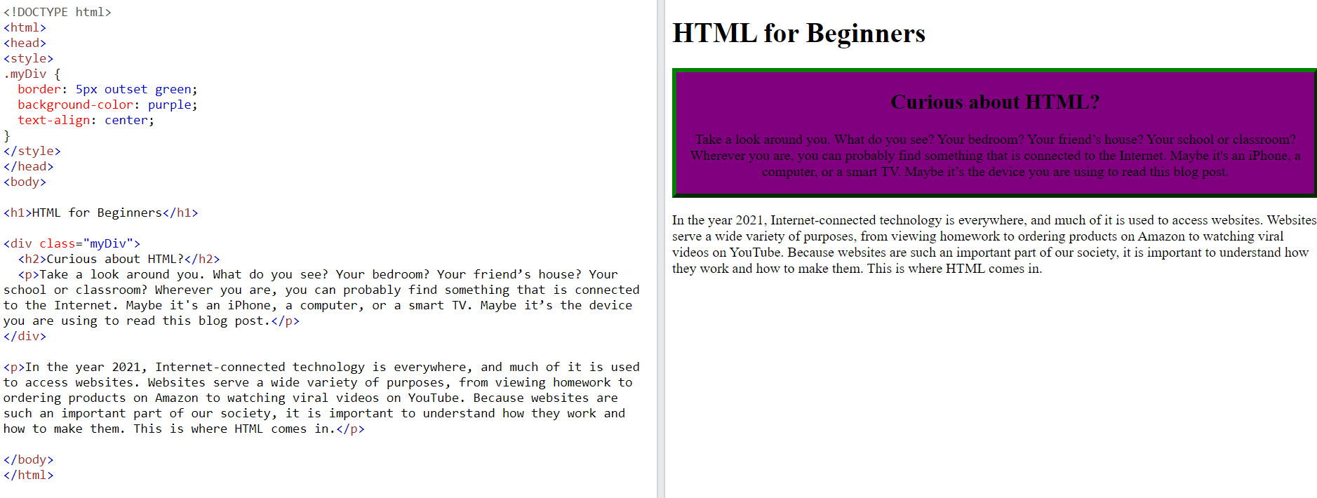 HTML for Beginners | Coder Kids